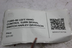 71685-06 LEFT HAND CONTROL TURN SIGNAL SWITCH HARLEY DAVIDSON