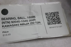 BEARING, BALL, 16005 (NTN) 92045-1045 2005 KAWASAKI NINJA ZX-12R