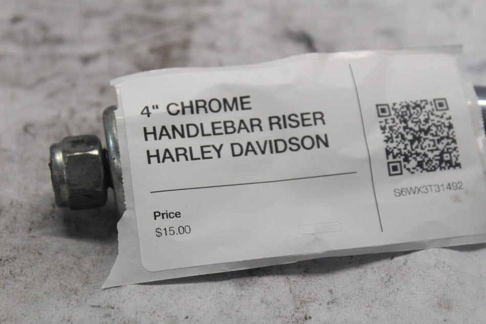 4" CHROME HANDLEBAR RISER HARLEY DAVIDSON