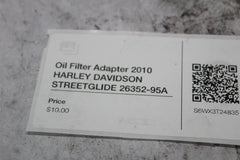 Oil Filter Adapter 2010 HARLEY DAVIDSON STREETGLIDE 26352-95A
