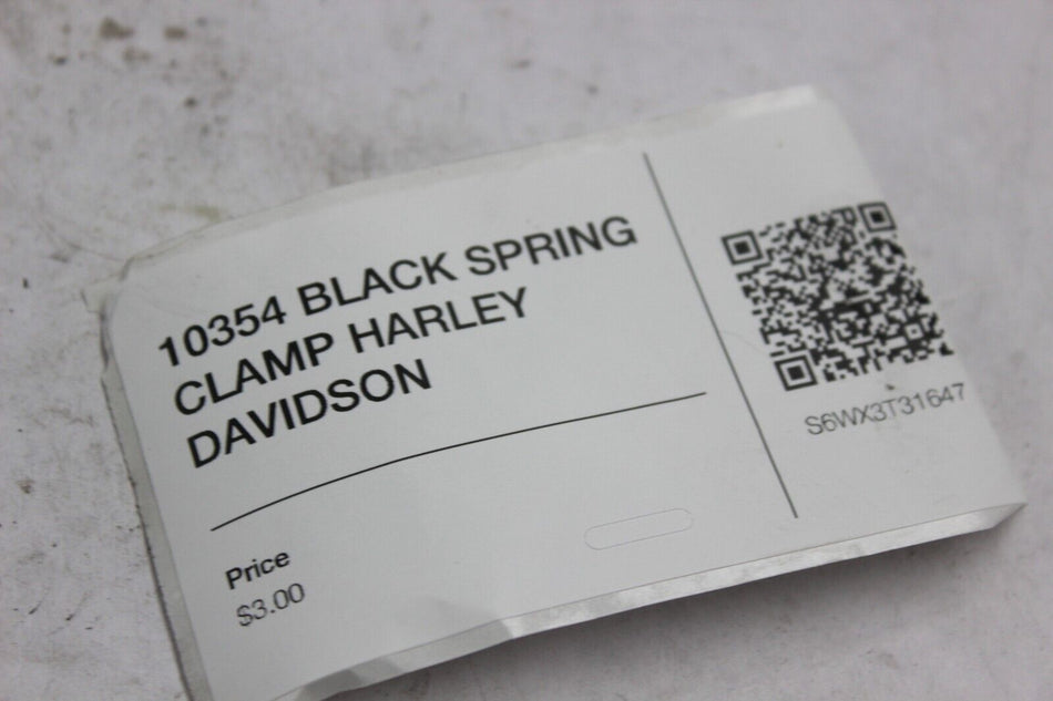 10354 BLACK SPRING CLAMP HARLEY DAVIDSON