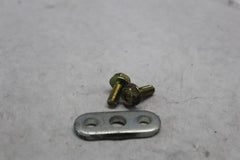 CHAIN ADJUSTER STOPPER W/SCREWS 32085-1351  2002 KAWASAKI ZX-6