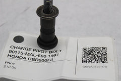 CHANGE PIVOT BOLT 90115-MAL-600 1997 HONDA CBR600F3