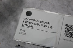 CALIPER BLEEDER SCREW 4890 2022 HARLEY DAVIDSON ROADGLIDE 41783-08