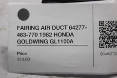 FAIRING AIR DUCT 64277-463-770 1982 HONDA GOLDWING GL1100A