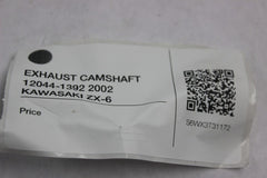 EXHAUST CAMSHAFT 12044-1392 2002 KAWASAKI ZX-6