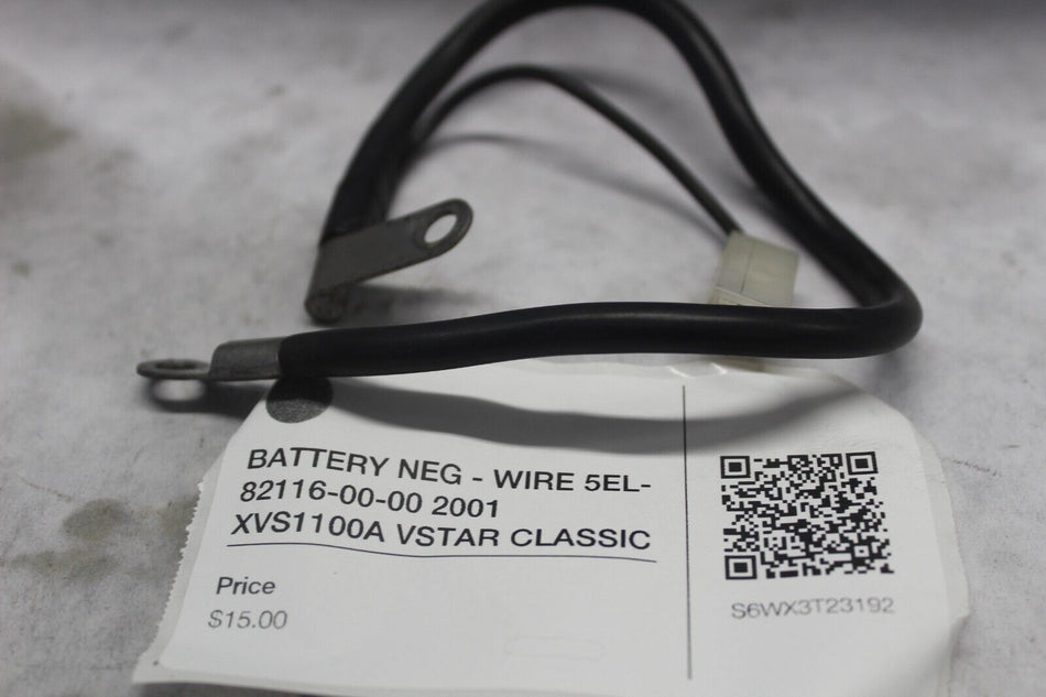 BATTERY NEG - WIRE 5EL-82116-00-00 2001 XVS1100A VSTAR CLASSIC