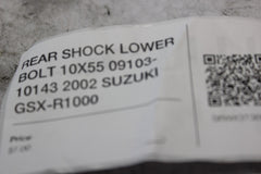 REAR SHOCK LOWER BOLT 10X55 09103-10143 2002 SUZUKI GSX-R1000