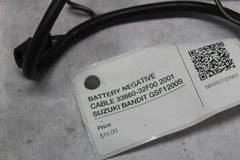 BATTERY NEGATIVE CABLE 33860-32F00 2001 SUZUKI BANDIT GSF1200S