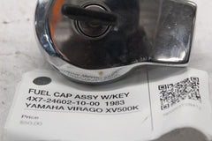 FUEL CAP ASSY W/KEY 4X7-24602-10-00  1983 YAMAHA VIRAGO XV500K