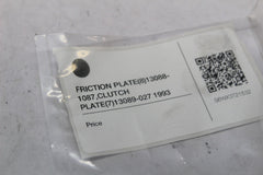 FRICTION PLATE (8) 13088-1087 CLUTCH PLATE (7) 13089-027 1993 VULCAN VN750