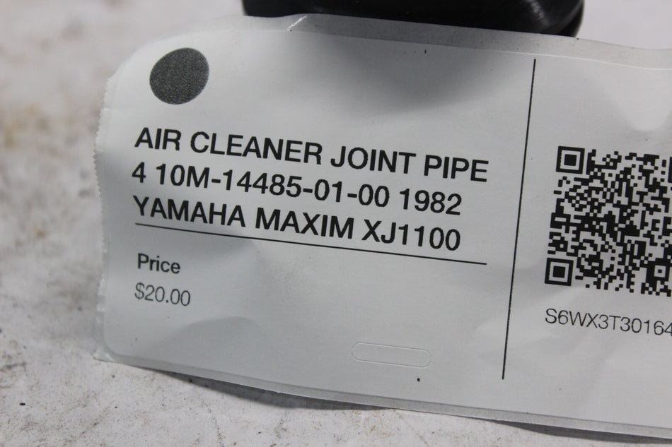 AIR CLEANER JOINT PIPE 4 10M-14485-01-00 1982 YAMAHA MAXIM XJ1100