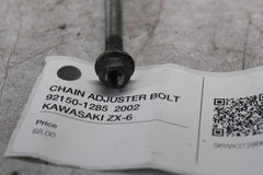 CHAIN ADJUSTER BOLT 92150-1285  2002 KAWASAKI ZX-6
