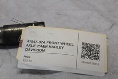 41547-07A FRONT WHEEL AXLE 25MM HARLEY DAVIDSON