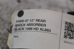 54566-97 12" REAR SHOCK ABSORBER BLACK 1998 HD XL883