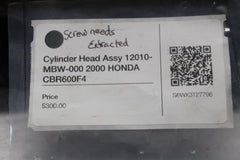 Cylinder Head Assy 12010-MBW-000 2000 HONDA CBR600F4