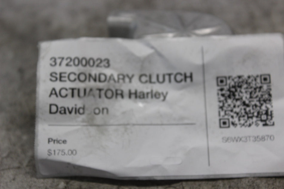 37200023 SECONDARY CLUTCH ACTUATOR Harley Davidson