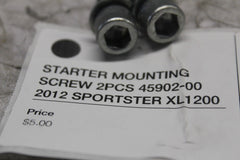 STARTER MOUNTING SCREW 2PCS 45902-00 2012 SPORTSTER XL1200