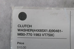 CLUTCH WASHER (44X85X1.6) 90461-MB0-770 1983 VT750C SHADOW