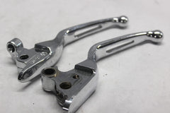 45080-08 SLOTTED CHROME CLUTCH BRAKE LEVER HARLEY DAVIDSON 42859-06