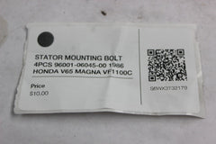 STATOR MOUNTING BOLT 4PCS 96001-06045-00 1986 HONDA V65 MAGNA VF1100C