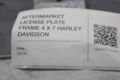 AFTERMARKET LICENSE PLATE FRAME 4 X 7 HARLEY DAVIDSON