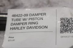 46422-09 DAMPER TUBE W/ PISTON DAMPER RING HARLEY DAVIDSON