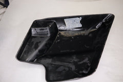 66250-09 Harley Davidson LEFT Black Side Cover