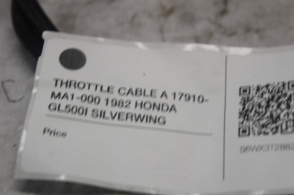 THROTTLE CABLE A 17910-MA1-000 1982 HONDA GL500I SILVERWING