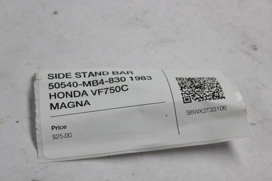 SIDE STAND BAR 50540-MB4-830 1983 HONDA VF750C MAGNA