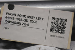 FRONT FORK ASSY LEFT 44075-1065-GD  2002 KAWASAKI ZX-6