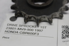 DRIVE SPROCKET 15T 23801-MV9-900 1997 HONDA CBR600F3