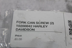 FORK CAN SCREW (2) 10200042 HARLEY DAVIDSON