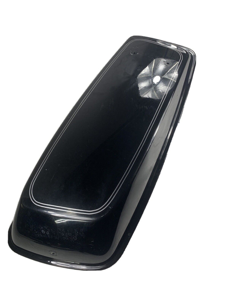 OEM Harley Davidson Saddlebag Lid 2014+ Touring 90200413 LEFT Black Silver Pin