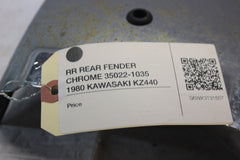 REAR FENDER CHROME 35022-1035 1980 KAWASAKI KZ440