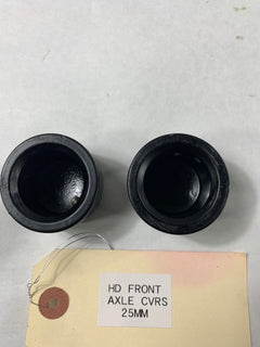 Harley Davidson Domed Axle Covers Flat Black 25mm Touring Models 2008-2020