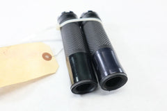 Black Handlebar Grips Cable Pull 3/4" DIameter