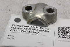 FRONT FORK AXLE HOLDER 51634-463-003 1982 HONDA GOLDWING GL1100A