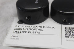 AXLE END CAPS BLACK 2005 HD SOFTAIL DELUXE FLSTNI