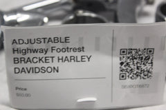ADJUSTABLE Highway Footrest BRACKET HARLEY DAVIDSON