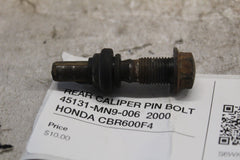 REAR CALIPER PIN BOLT 45131-MN9-006  2000 HONDA CBR600F4