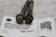 CENTER STAND FLANGE BOLT(10X75)2PCS 95801-10075-08  1988 HONDA HURRICANE CBR1000