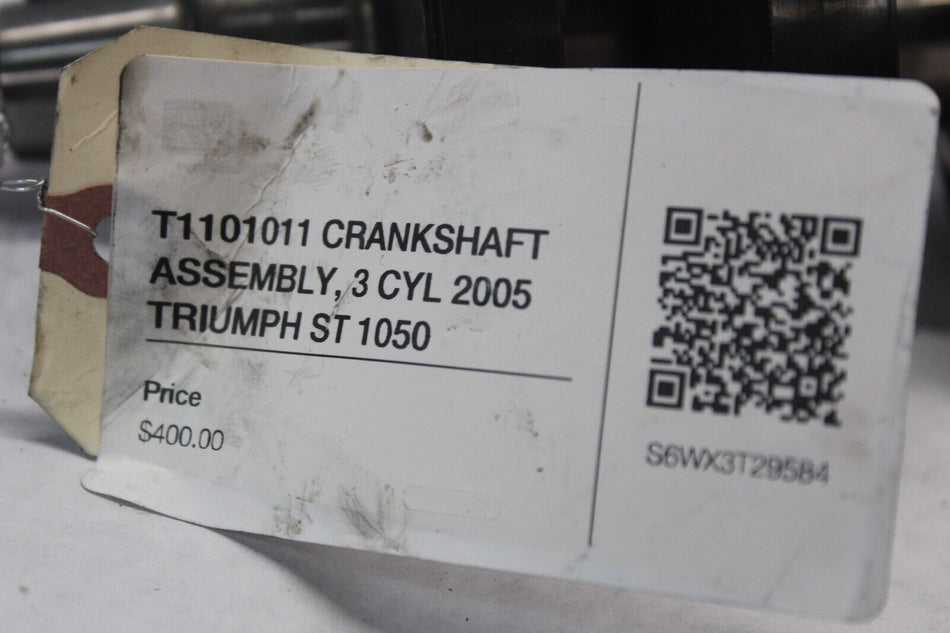 T1101011 CRANKSHAFT ASSEMBLY, 3 CYL 2005 TRIUMPH ST 1050