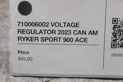 710006002 VOLTAGE REGULATOR 2023 CAN AM RYKER SPORT 900 ACE