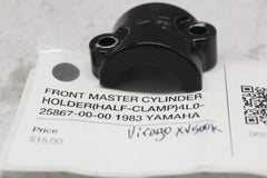 FRONT MASTER CYLINDER HOLDER (HALF-CLAMP) 4L0-25867-00-00 1983 YAMAHA VIRAGO XV5