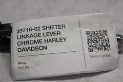 33718-82 AFTERMARKET SHIFTER LINKAGE LEVER CHROME HARLEY DAVIDSON