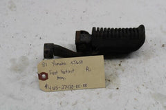 OEM Yamaha Motorcycle 1981 XJ650 Driver Footrest RIGHT 4W5-27420-00-00