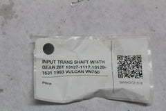 INPUT TRANS SHAFT W/4TH GEAR 26T 13127-1117, 13129-1631 1993 VULCAN VN750