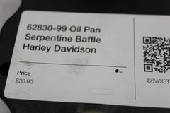 62830-99 Oil Pan Serpentine Baffle Harley Davidson