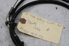OEM Honda Motorcycle  Throttle Cable A 1984 Goldwing GL1200A 17910-MG9-770